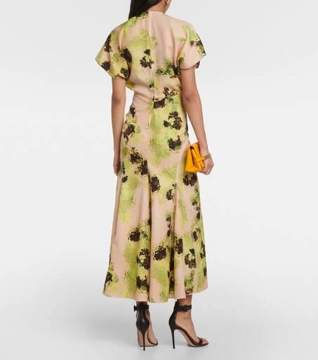 Victoria Beckham Floral midi dress 3