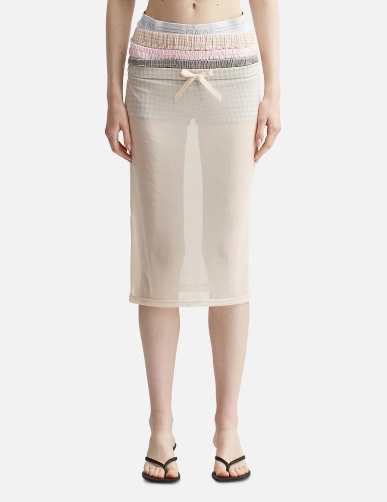 Praying Boxer Sheer Skirt 1