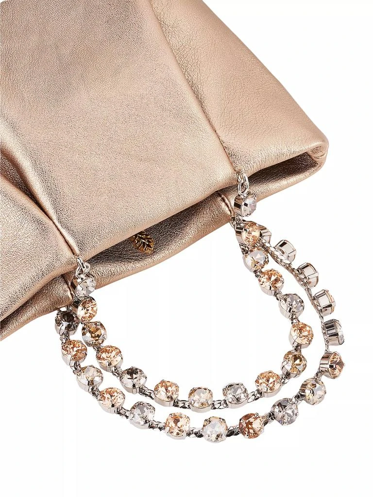 Aquazzura Galactic Crystal-Embellished Mini Tote Bag 4