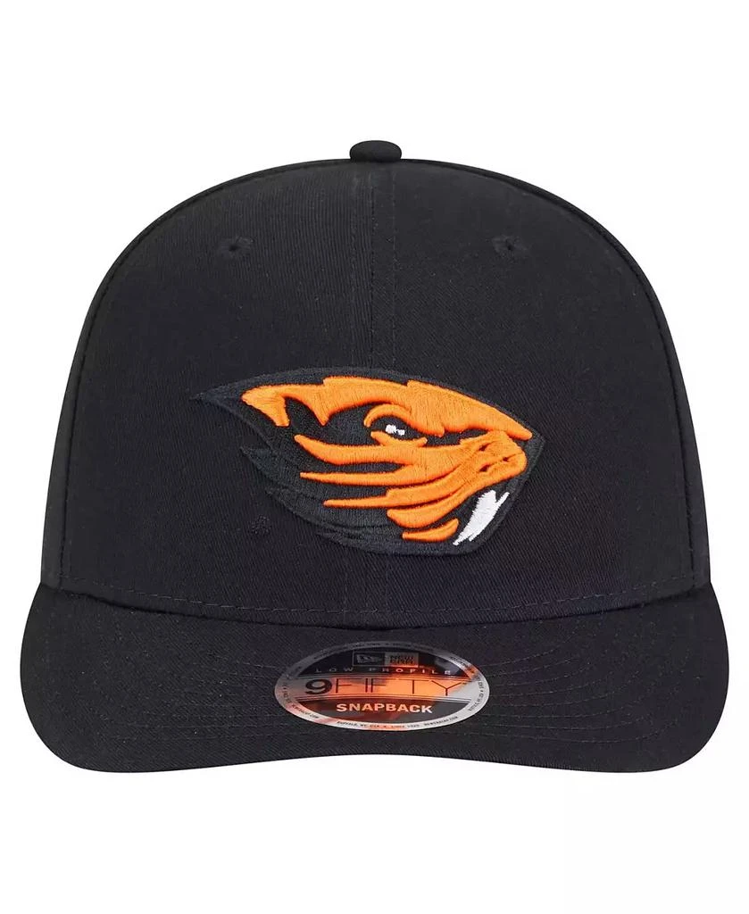 New Era Men's Black Oregon State Beavers Low Profile 9FIFTY Snapback Hat 2