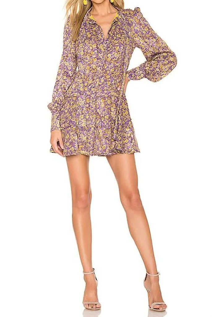 Alexis Monika Dress In Purple/gold 1