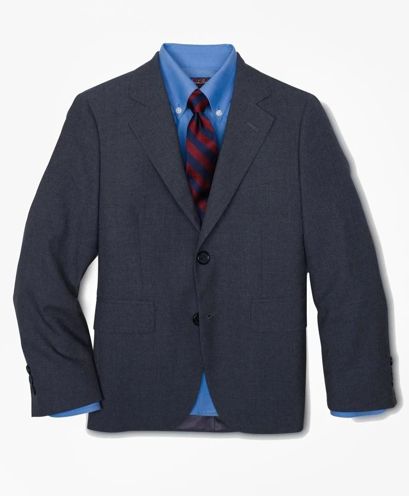 Brooks Brothers Boys Prep Two-Button Wool Suit Jacket 1