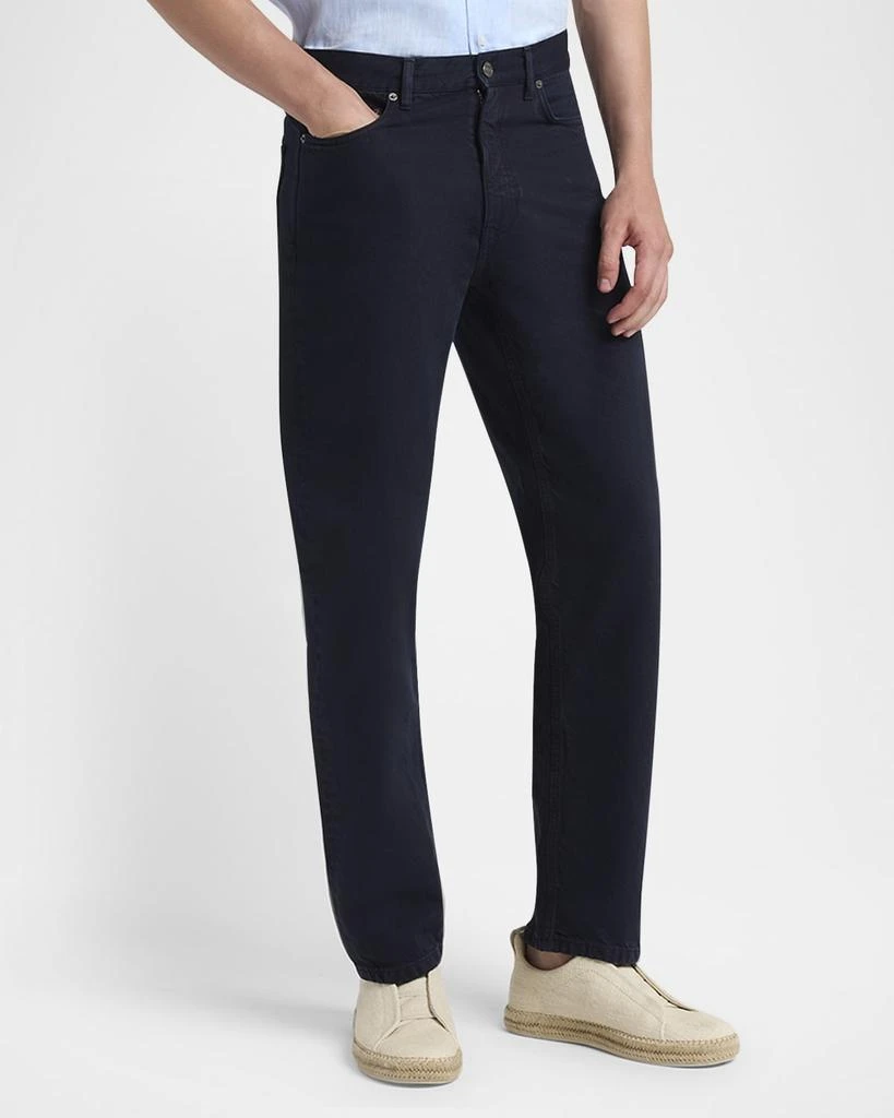 ZEGNA Men's 5-Pocket Denim Pants 4