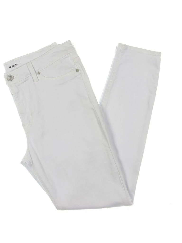 Hudson Natalie Womens Denim Mid-Rise Skinny Jeans 1