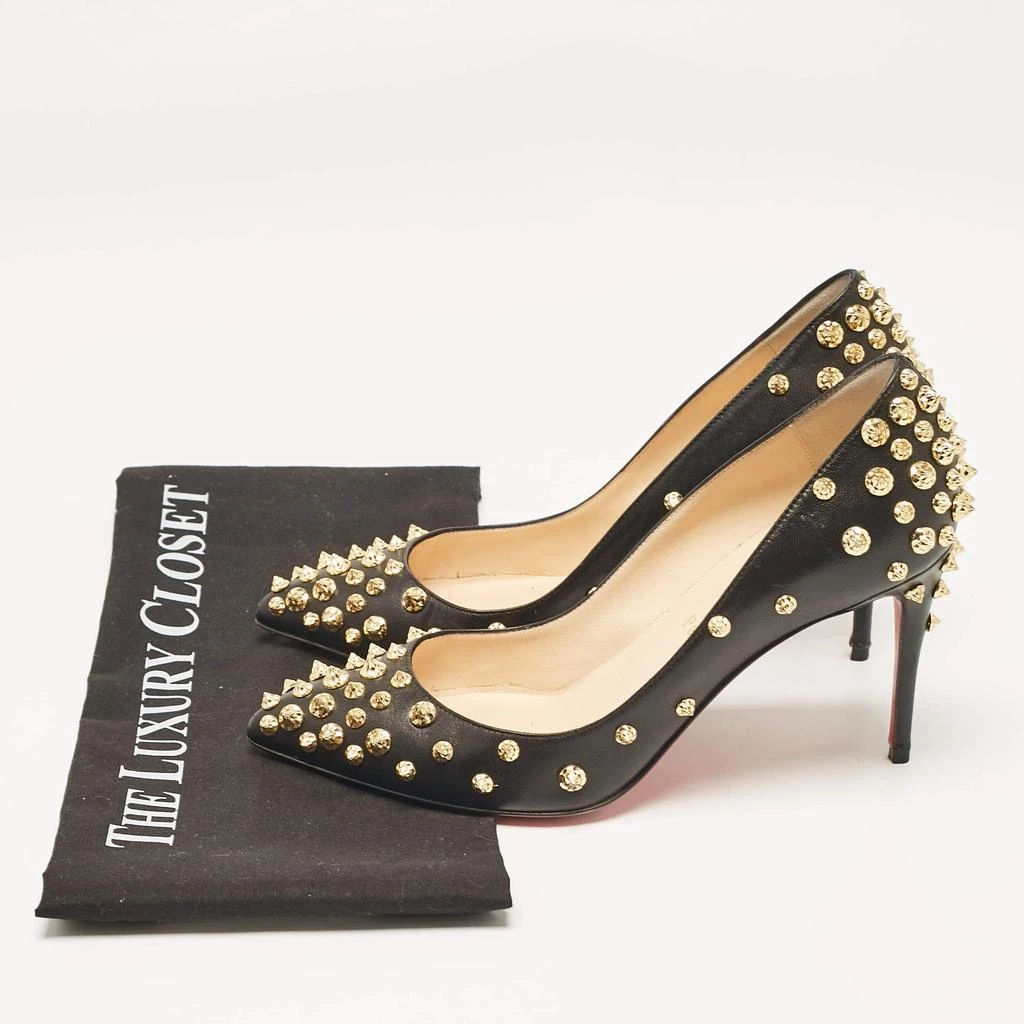 Christian Louboutin Christian Louboutin Black Leather Aimantaclou Pumps Size 38 9
