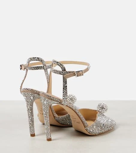 Jimmy Choo Sacora 100 crystal-embellished sandals 3