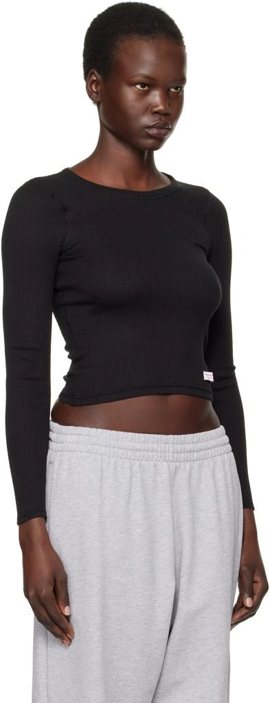 Alexander Wang Black Long Sleeve T-shirt 2