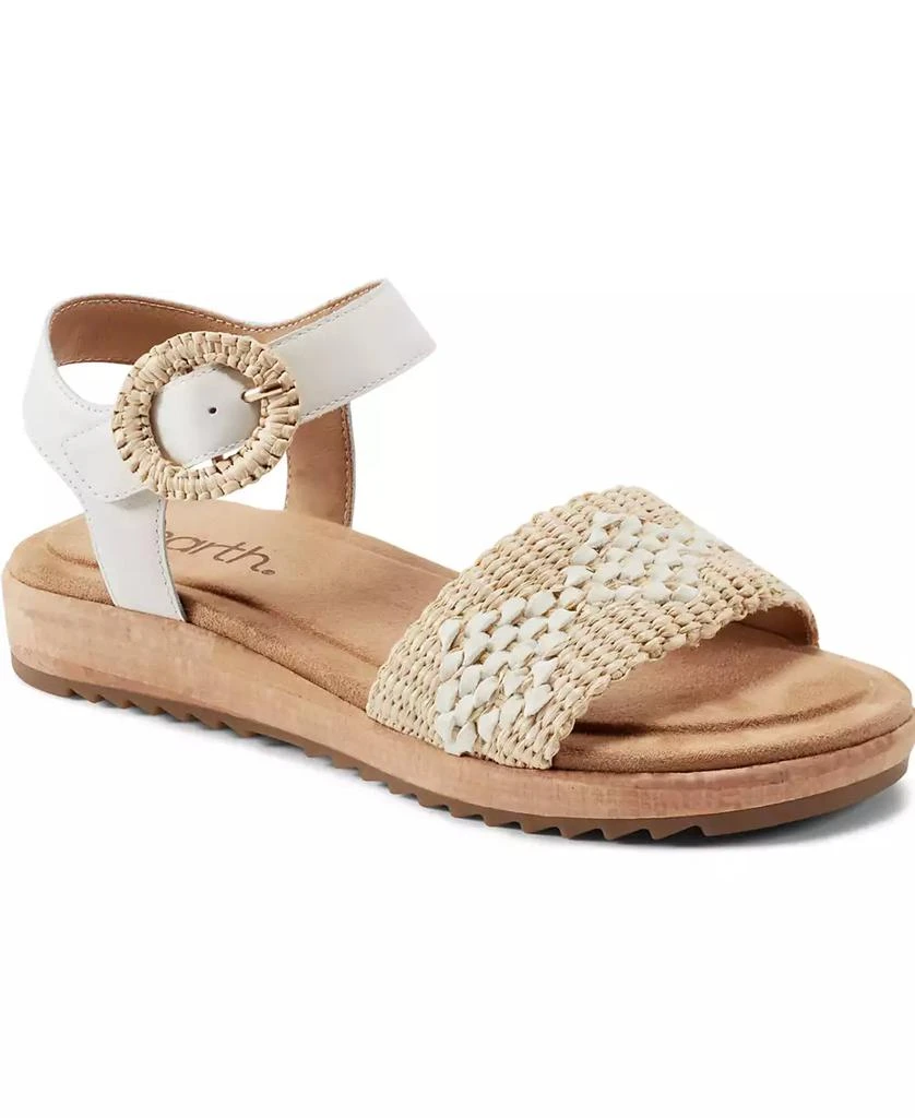 Earth Women's Padma Woven Band Ankle Strap Sandals 1