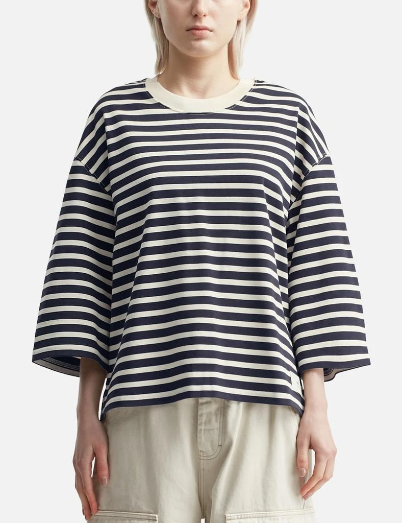 AMI Loose Striped T-shirt 1