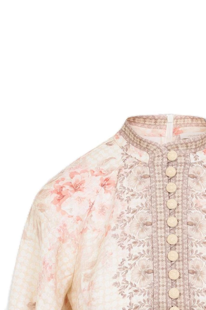 Zimmermann Zimmermann Illuminate Buttoned Mini Dress 3