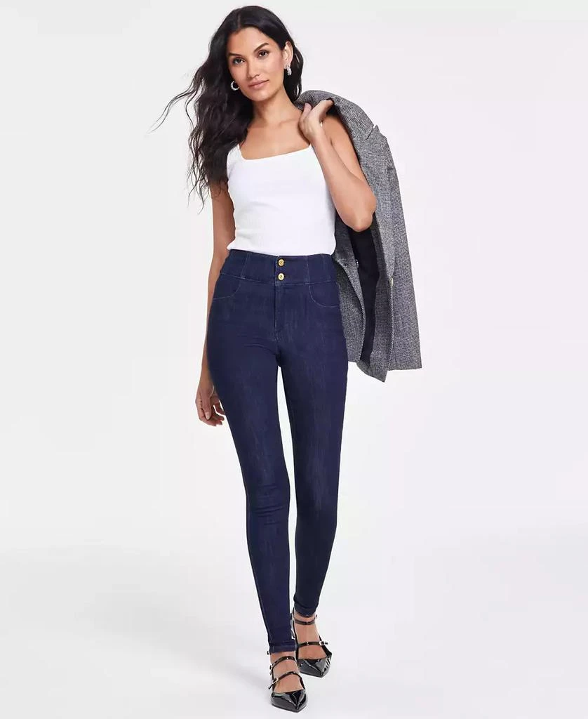 INC International Women's Curvy High-Rise Skinny Jeans, Created for Macy's 1