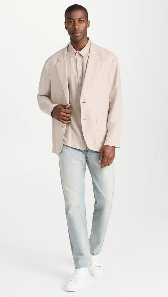 Vince Relaxed Hemp Blazer 4
