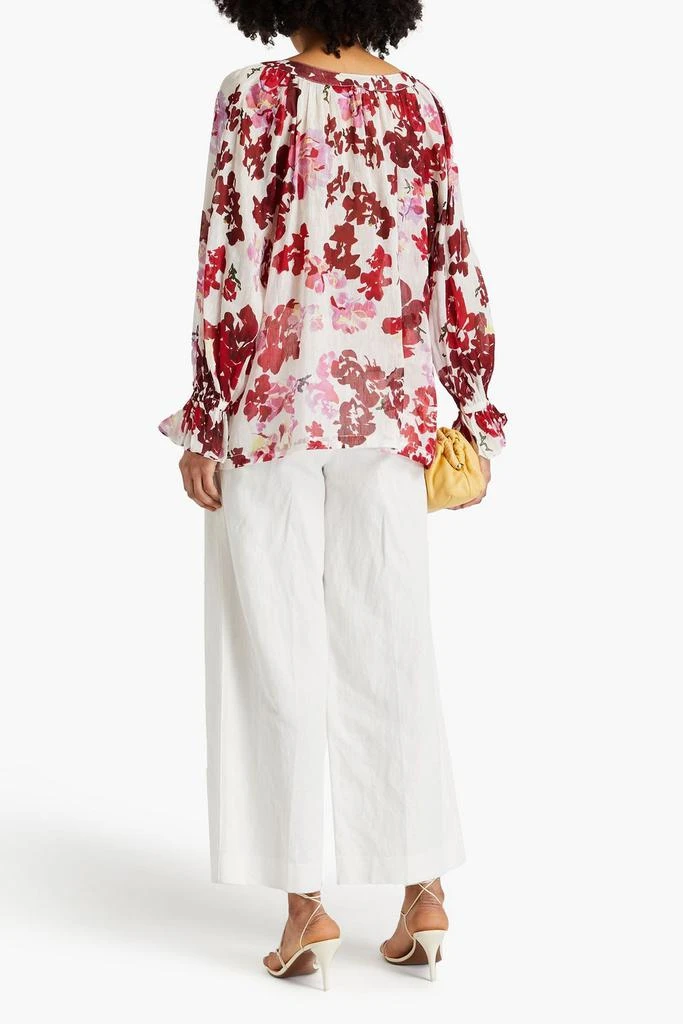 Aje Le Corsaire floral-print linen and silk-blend shirt 3
