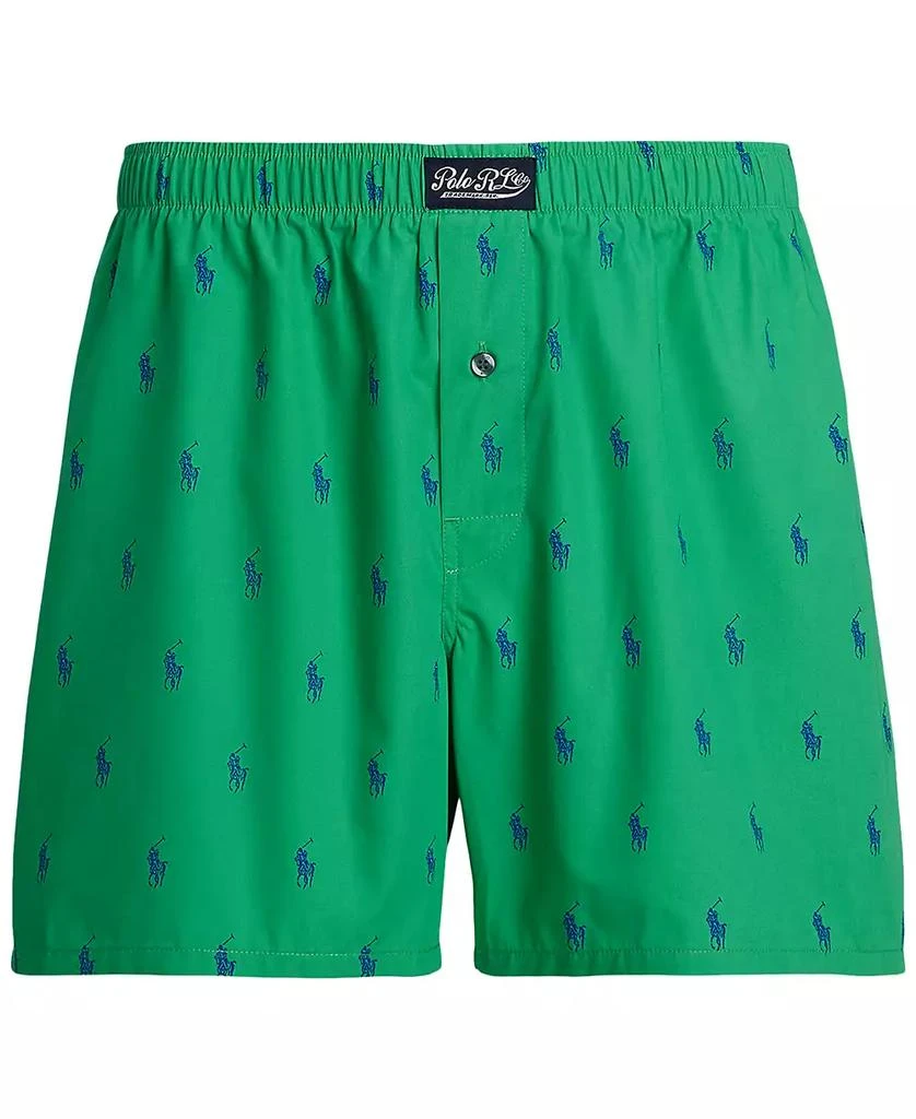 Ralph Lauren Men's Allover Pony Woven Boxers 3