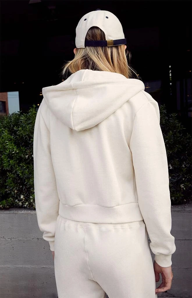 John Galt Off White Full Zip Hoodie 3