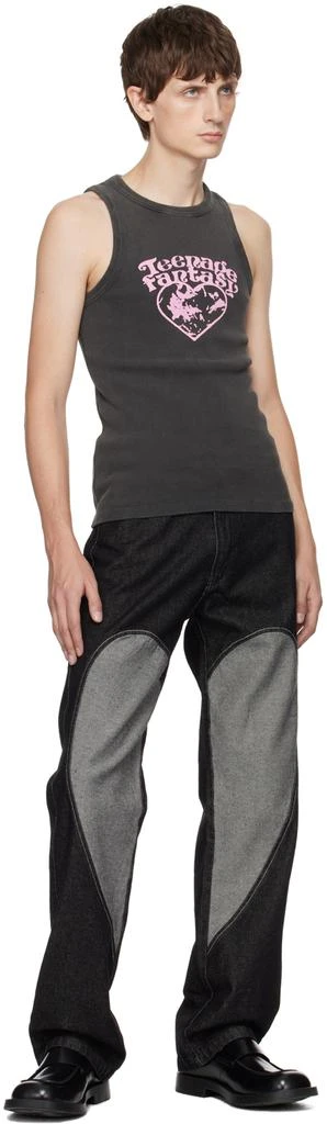 Carne Bollente Gray 'Teenage Fantasy' Tank Top 4
