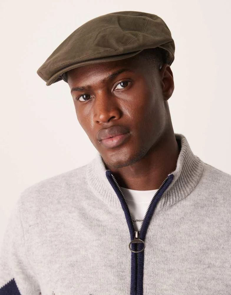Barbour Barbour Finnean flat cap in sandstone 1