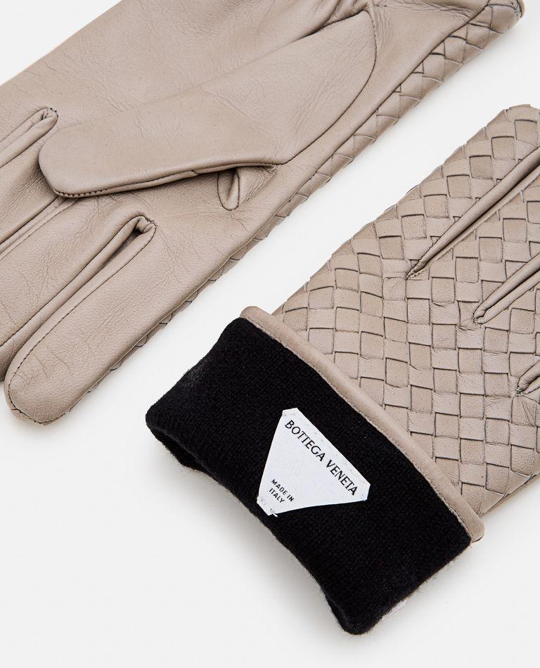 Bottega Veneta Intrecciato Leather Gloves