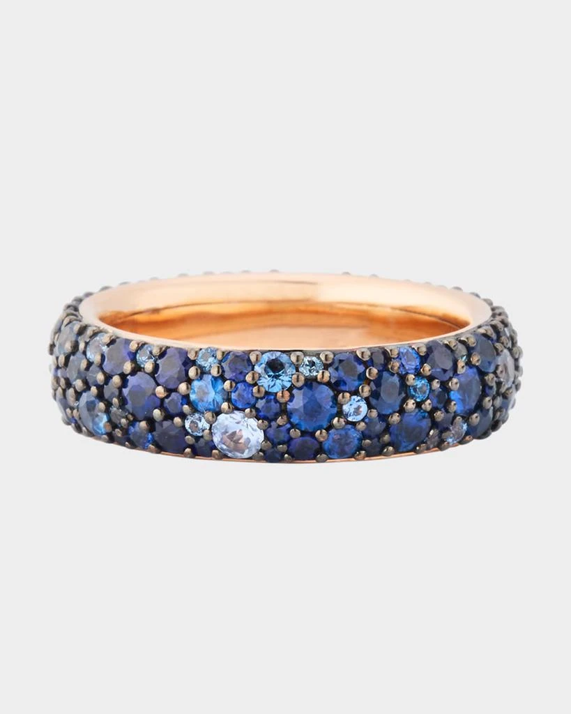 Walters Faith OC x WF 18K Rose Gold Blue Sapphire 5.5mm Band Ring 1