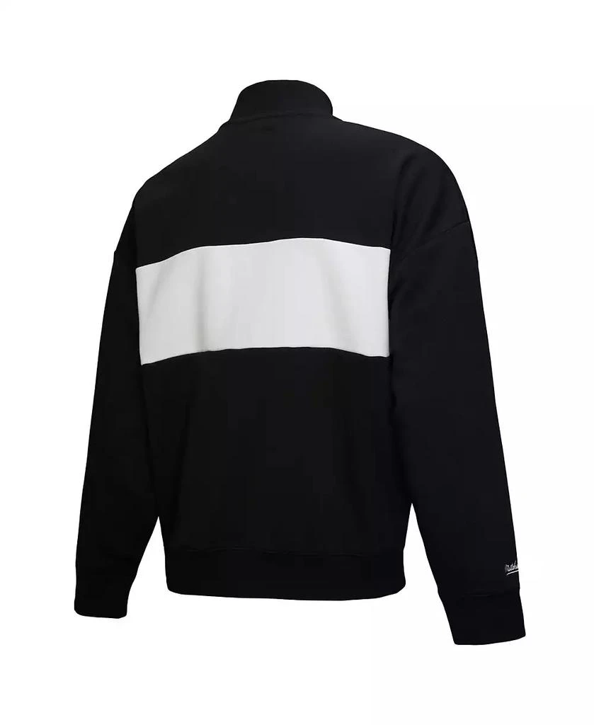 Mitchell & Ness Women's Black Philadelphia Phillies Quarter-Zip Pullover Top 2