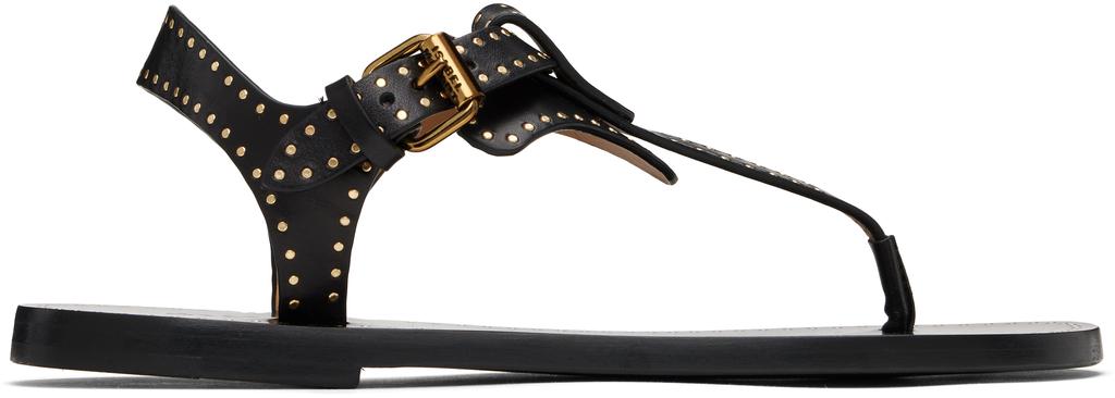 サンダル・ミュール Joony Ge Sandals - Isabel Marant - Leather - Black Isabel Marant Joony Sandals in Black – Hampden Clothing