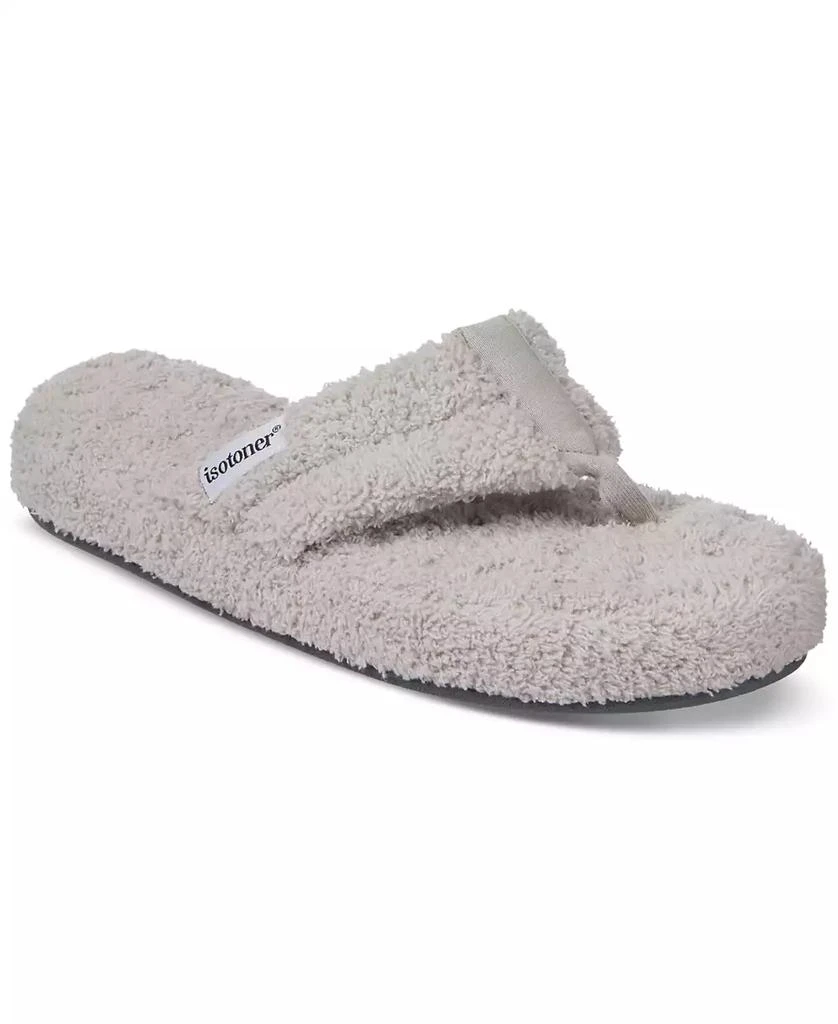 Isotoner Signature Women's Joey Cozy Plush Thong Slippers 1