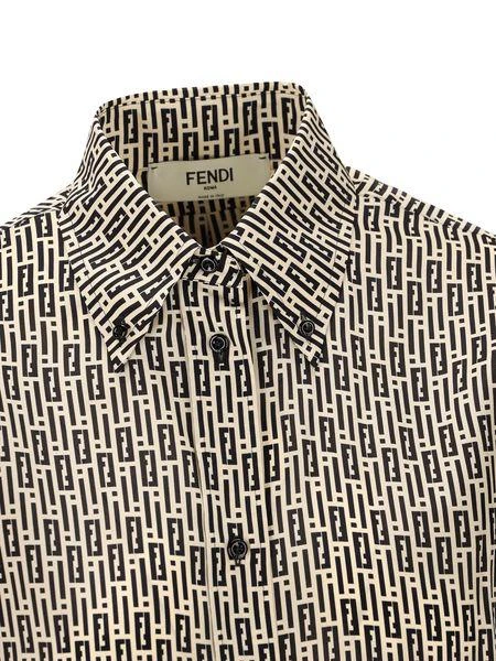 Fendi FF STRIPED PRINTED SHIRT 3