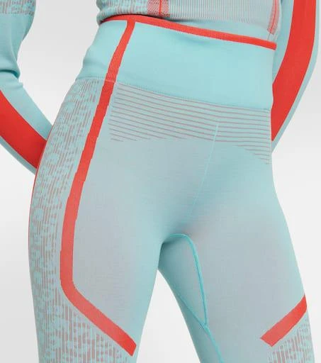Adidas Logo waffle-knit leggings 4