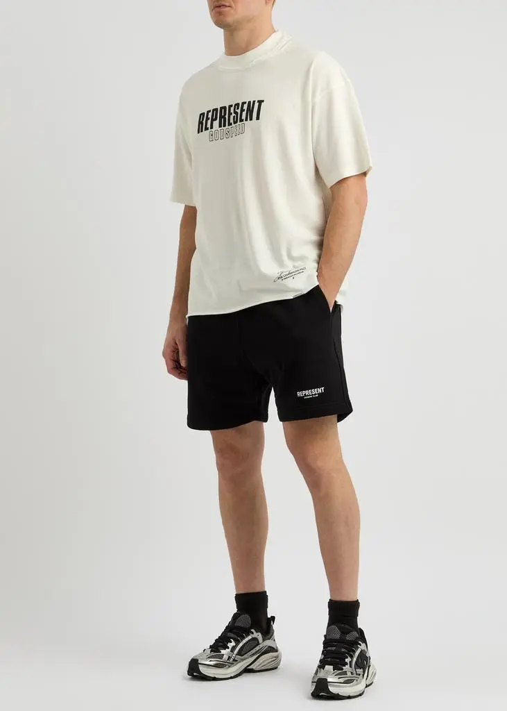 Represent Owners’ Club cotton-jersey shorts 4