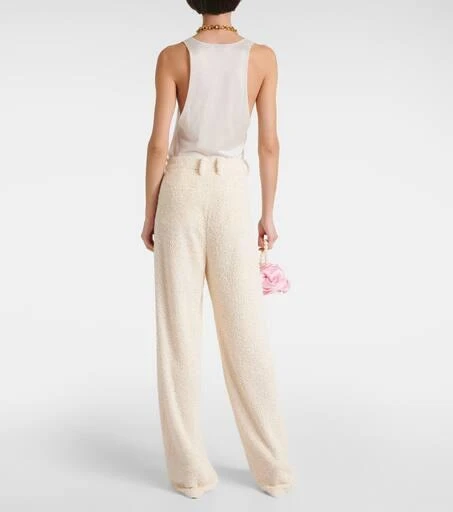 Magda Butrym High-rise bouclé wide-leg pants 3