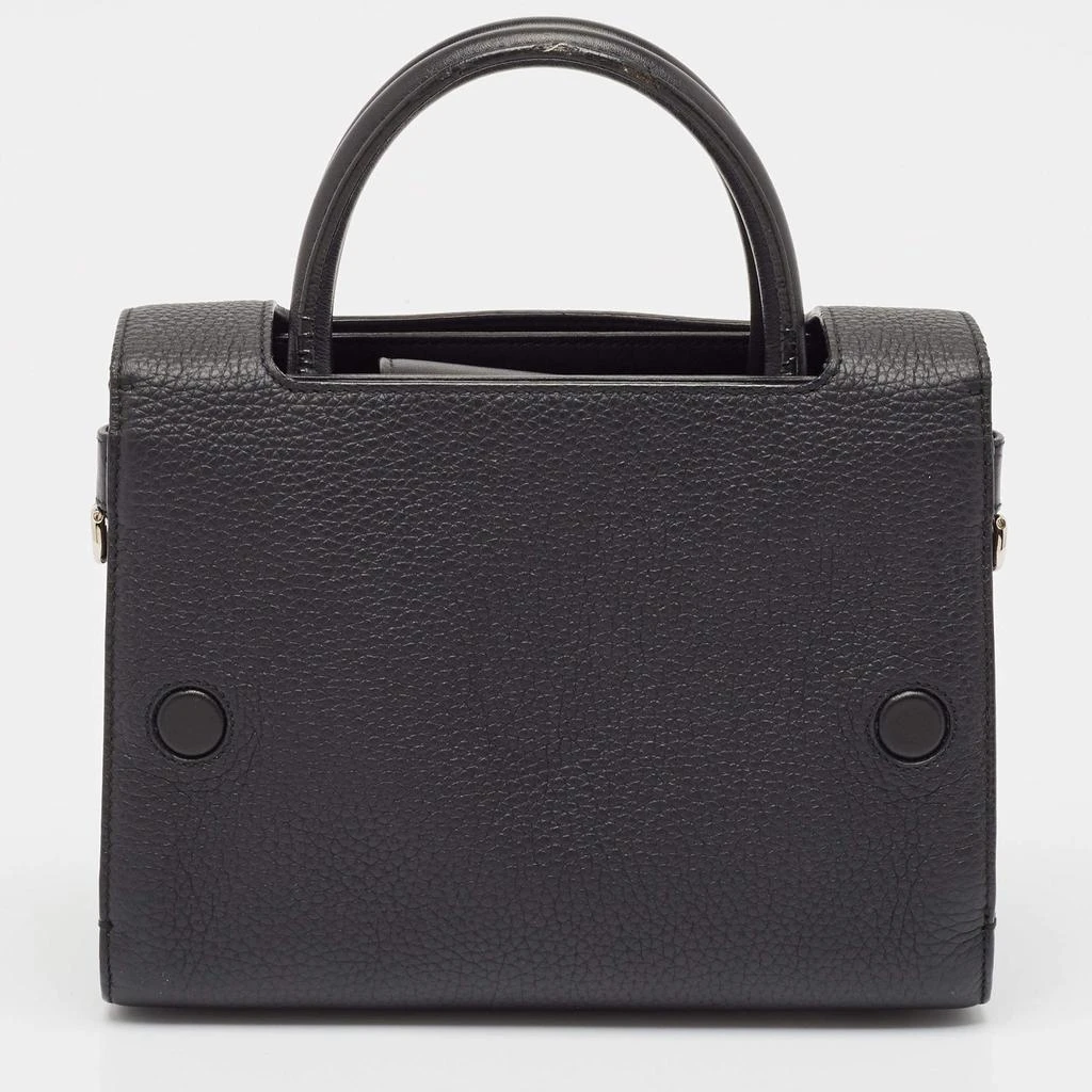 Dior Dior Black Leather Mini Diorever Top Handle Bag 4
