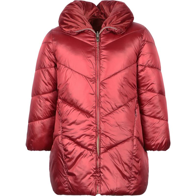 Abel & Lula Reversible padded winter jacket in crimson