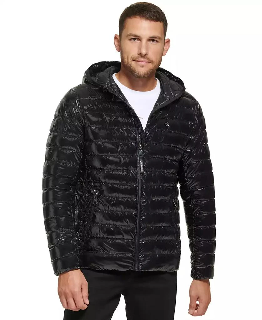 Calvin Klein Men's Hooded & Quilted Packable Jacket 1