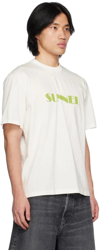 SUNNEI White Printed T-Shirt 2