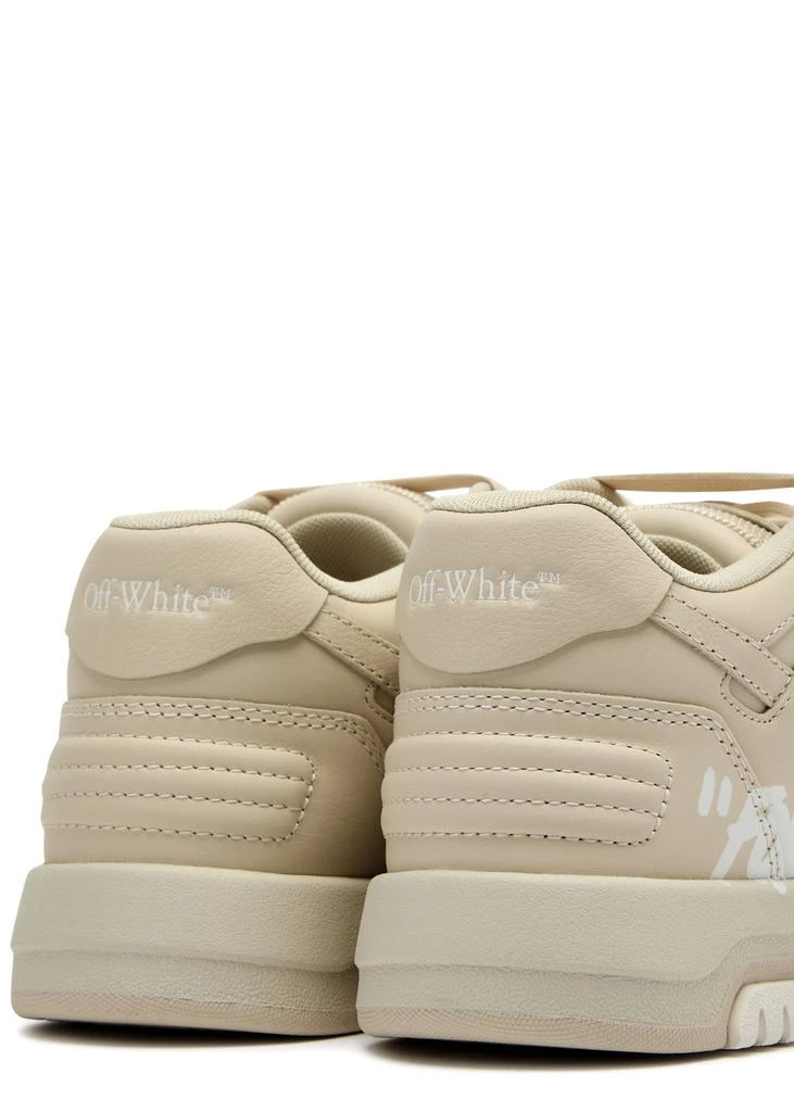 Off-White Out Of Office For Walking panelled leather sneakers 4