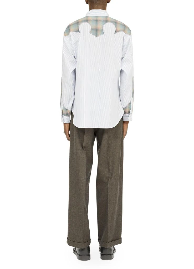 MAISON MARGIELA Pendleton yoke pinstripe shirt 6