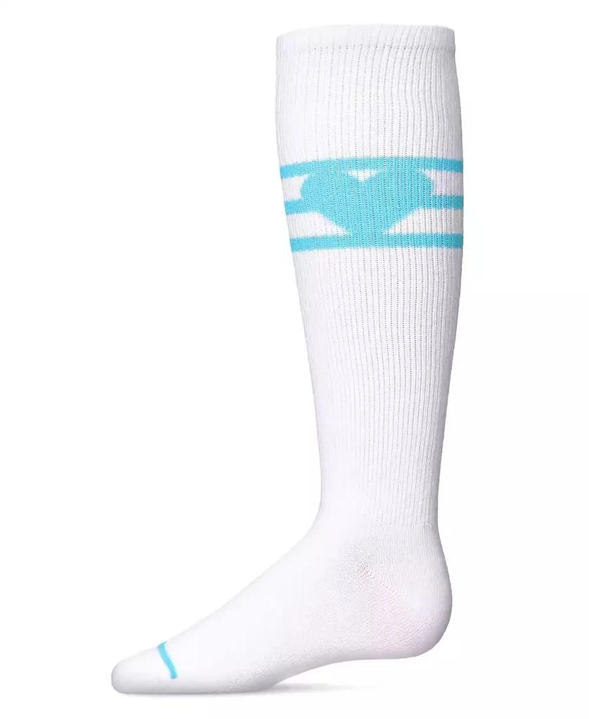 Memoi Little Girls Sweetheart Pastel Knee High Socks