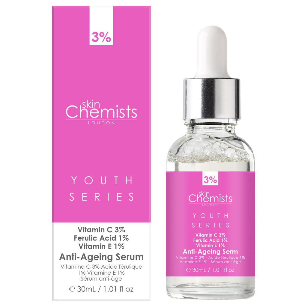 skinChemists Anti-Ageing - Vitamin C 3%, Ferulic Acid 1%, Vitamin E 1%