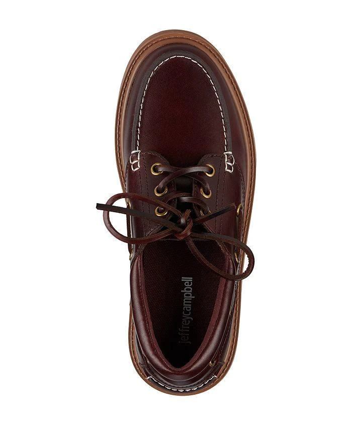Jeffrey Campbell Women's Crushed Lug Platform Boat Loafers 3