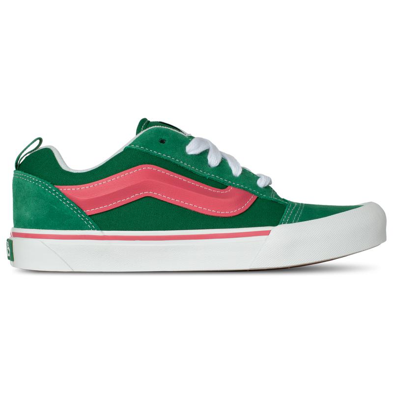 Vans Knu Skool Boys Grade School Green Pink 04.5