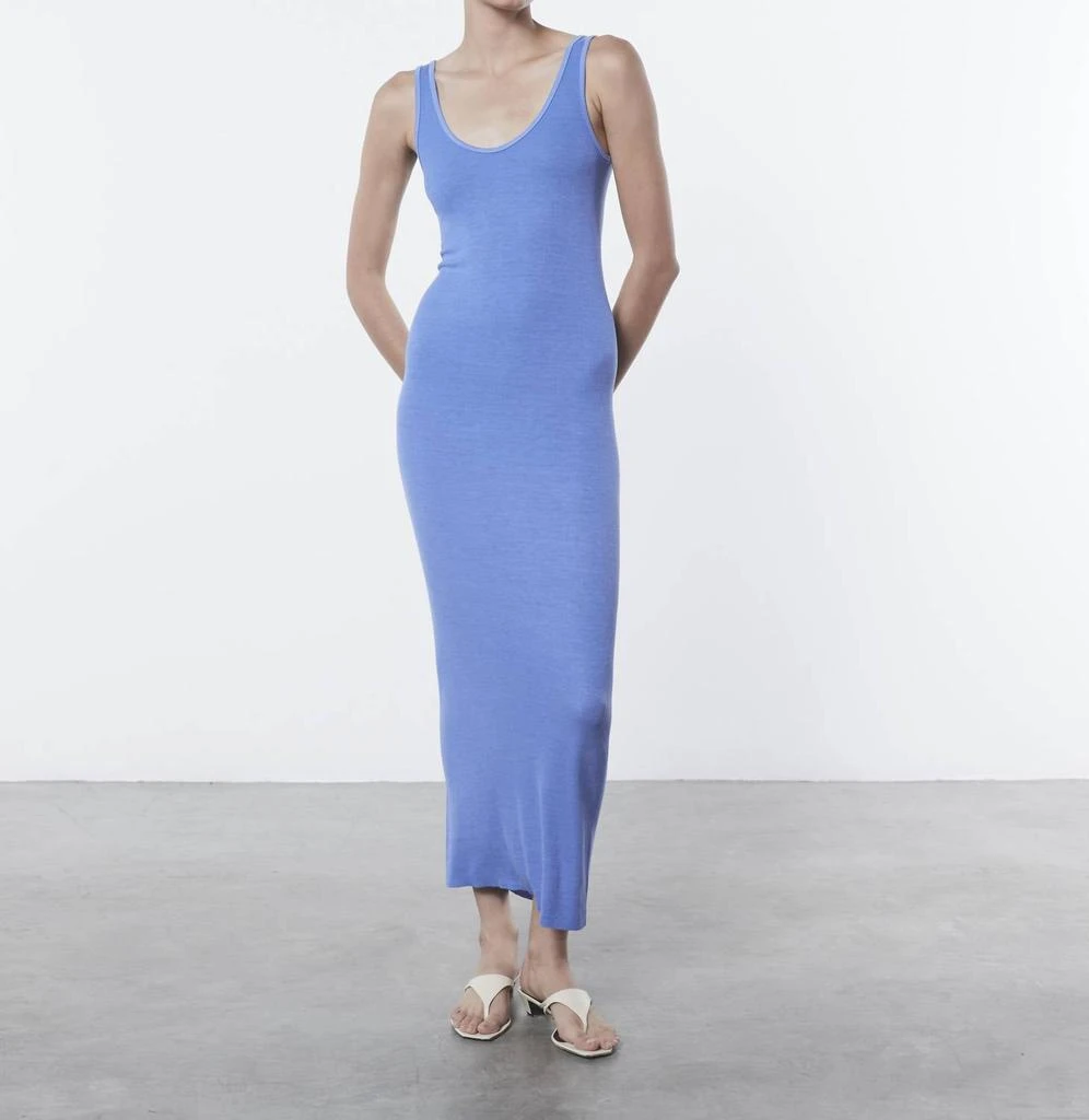 Stretch Silk Knit Maxi Tank Dress In Cornflower  On Sale Now with Up to  78% Off | Discover Exclusive Deals & Savings at BeyondStyle  Authentic  Enza Costa women|clothing|dresses with Limited-Time