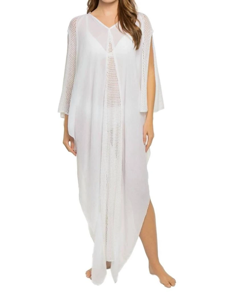 Elan Elan - Crochet Long Sleeve Caftan