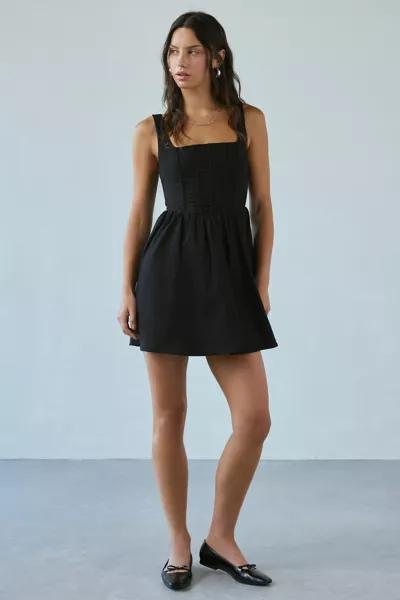 Kiss The Sky Kiss The Sky Belle Tie-Back Corset A-Line Mini Dress