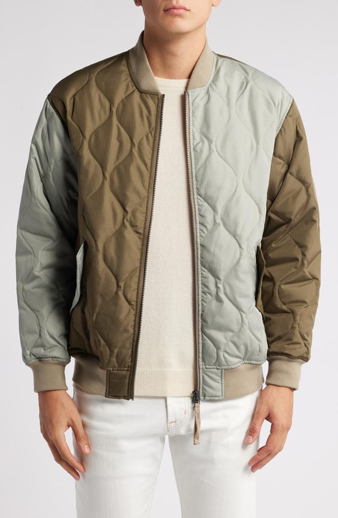 Taion Military MA-1 Quilted Colorblock 800 Fill Power Down