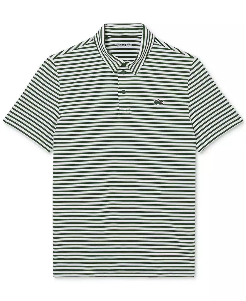 Lacoste Men's Short Sleeve Striped Performance Polo Shirt 5