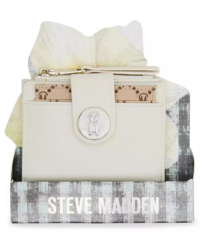 Steve Madden Bjadyn-F Zipper Flower Box Wallet 1