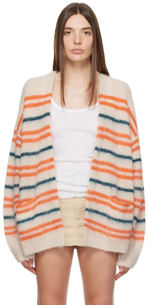 Isabel Marant Off-White & Orange Dana Cardigan 1