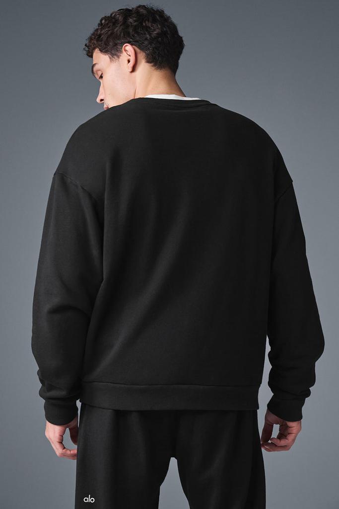 Alo Chill Crew Neck Pullover - Mushroom