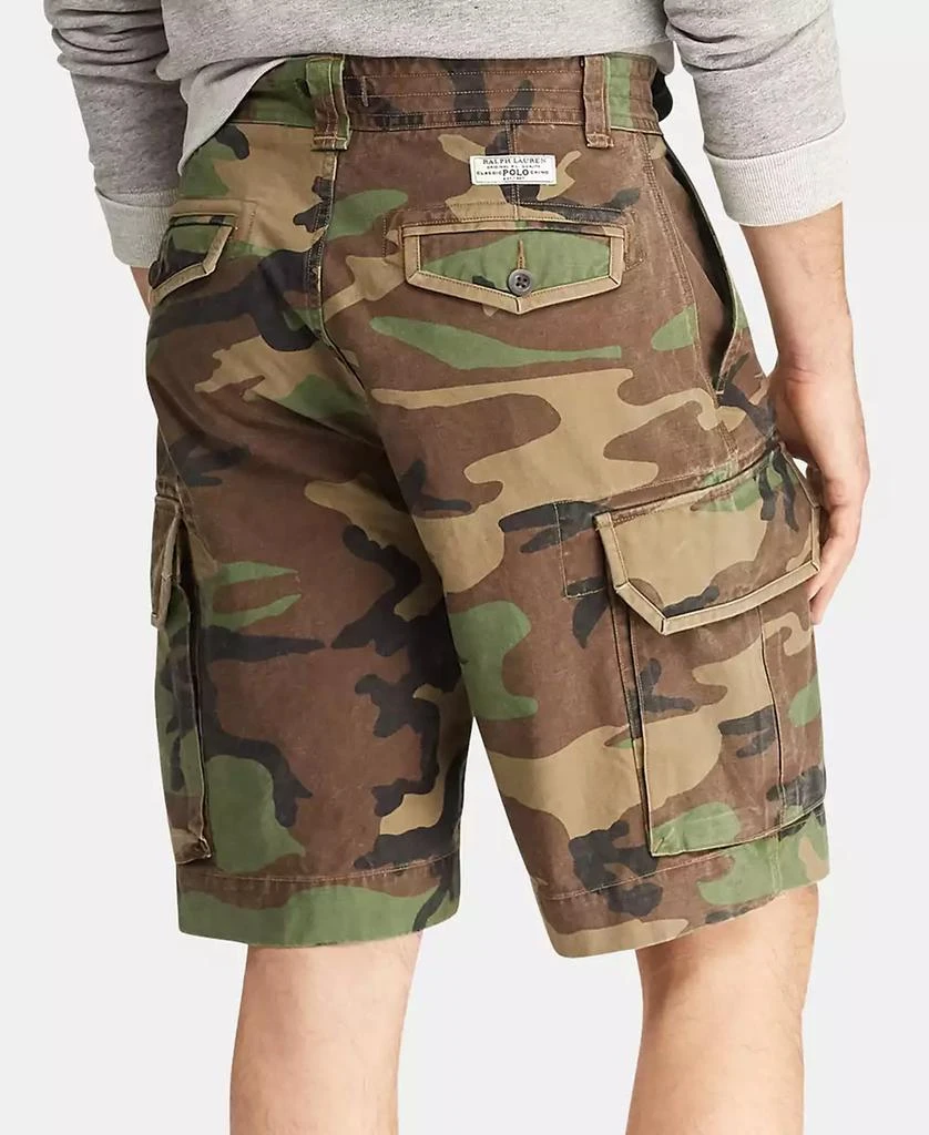 Ralph Lauren Men's Big & Tall Relaxed Fit 10" Camouflage Cotton Cargo Shorts 3
