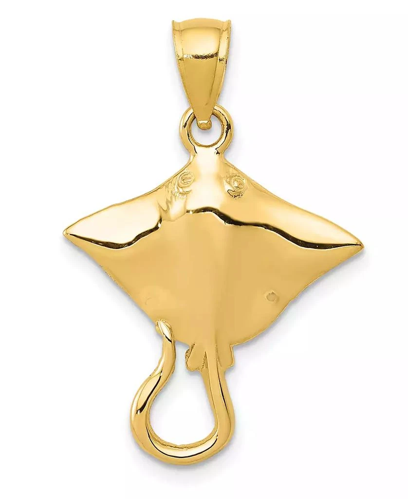 Macy
s Stingray Pendant in 14k Yellow Gold
